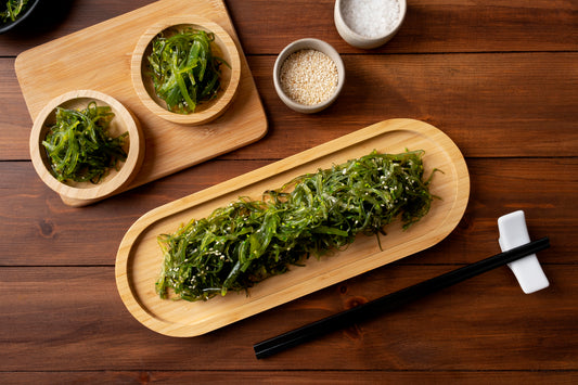 Top view of ready-to-eat sea moss