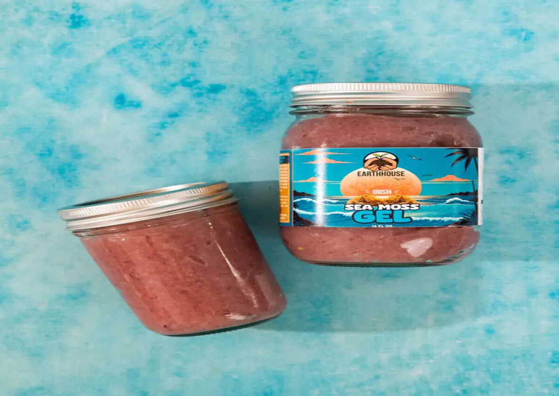 A well sealed sea moss gel on a jar